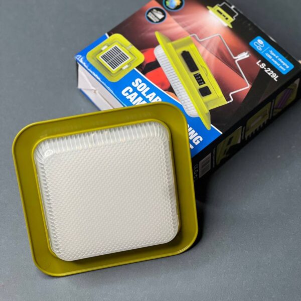 لامپ شارژی پاوربانک دار سولاری باطری قابل تعویض مدل LS-229L