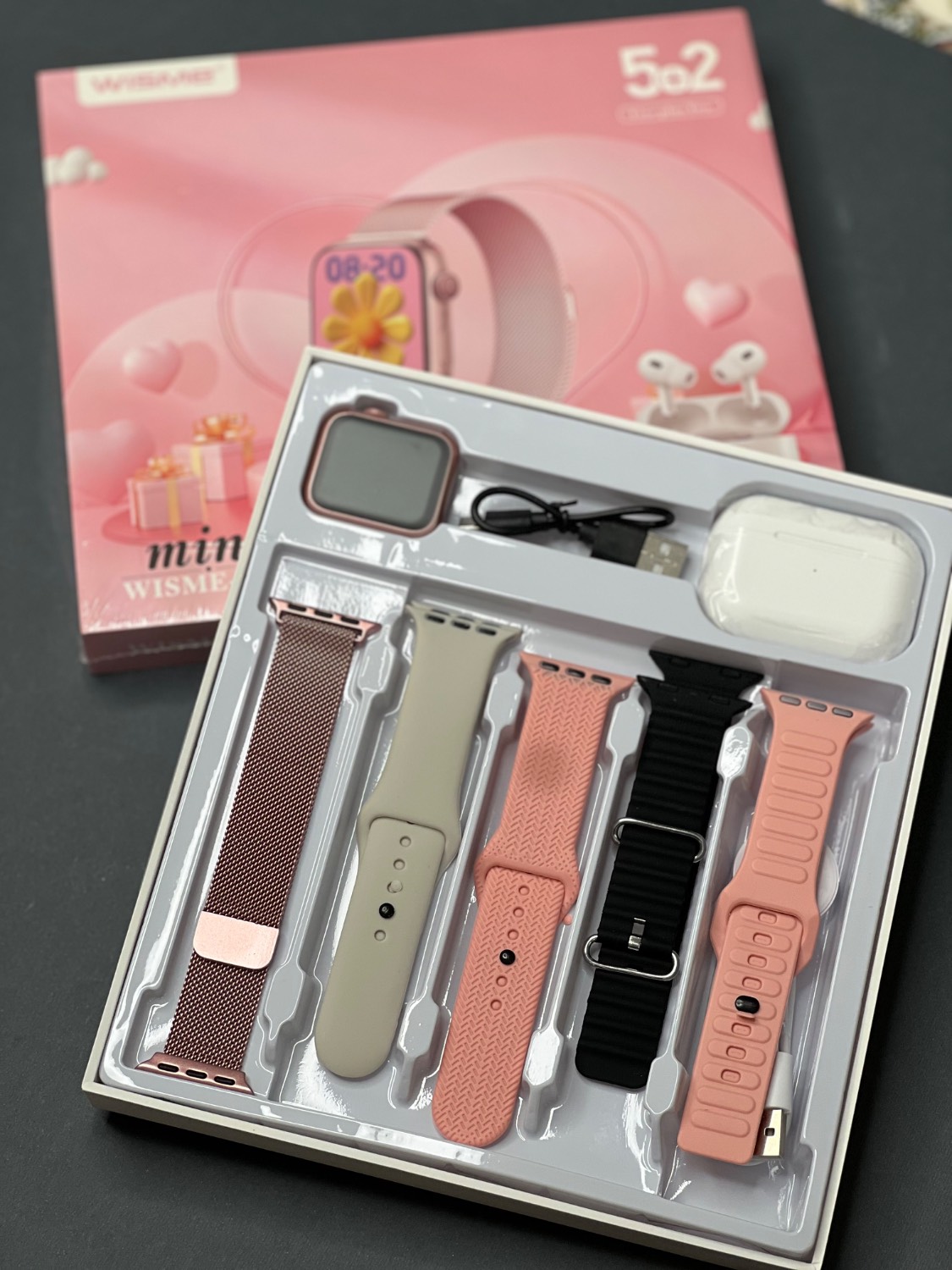 2 ساعت هوشمند WISME مدل X33 Mini با ایرپاد - Image 1