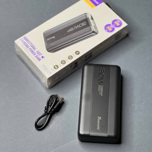 پاوربانک یوسوندا Y-P35 با ظرفیت 20000 میلی آمپر