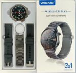 ساعت هوشمند صفحه گرد مدل Wisme-x31max همراه سه عدد بند - Image 2